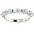thumbnail image 1 of Pompeii 1 1/2 Ct Oval Moissanite Wedding Ring Available in White, Yellow or Rose Gold, 1 of 4