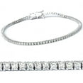 thumbnail image 1 of Pompeii 1 1/2 cttw Certified Round Cut Diamond Tennis Bracelet 14k White Gold 7", 1 of 4