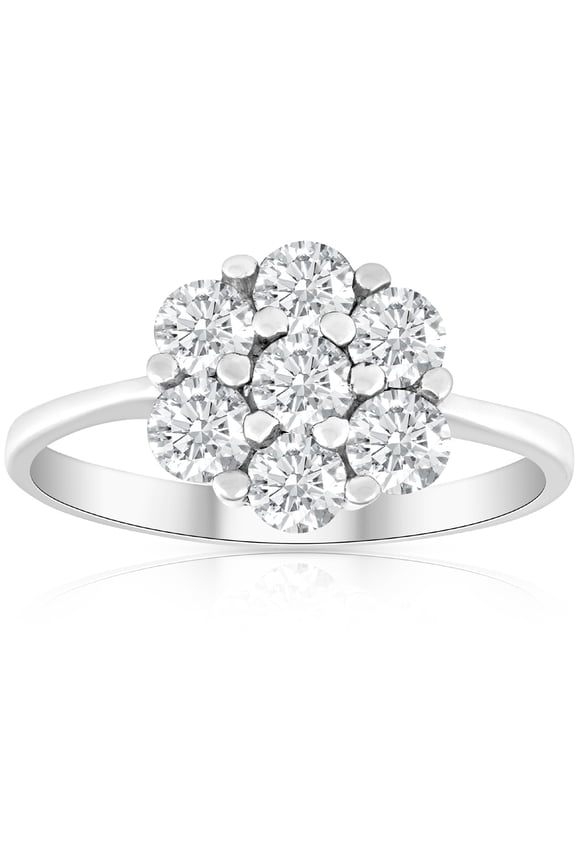 Pompeii 1 1/2Ct Diamond Ring in 10k White Gold (G/H,I1)