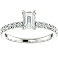 thumbnail image 1 of Pompeii 1 1/2Ct Emerald Cut Diamond Engagement Ring 14k Gold Lab Grown (FG,VS), 1 of 4