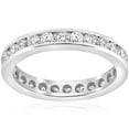 thumbnail image 1 of Pompeii 1 1/2ct Channel Set Diamond Eternity Ring 950 Platinum (G/H,SI2-I1), 1 of 3