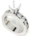 thumbnail image 1 of Pompeii 1 1/2ct Diamond Engagement Ring Semi Mount 14K White Gold (G,SI), 1 of 3
