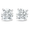 thumbnail image 1 of Pompeii 1 1/4CT Round Brilliant Cut Natural Diamond Stud Earrings In 14K White Gold, 1 of 4