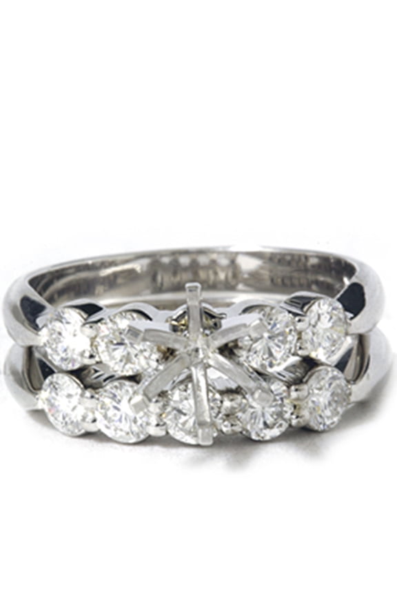 Pompeii 1 1/5ct SI Diamond Engagement Ring Setting Mount (G/H,I1)