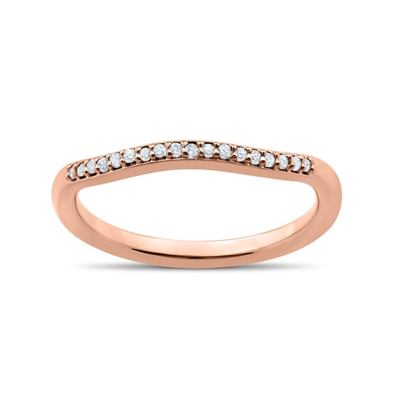 Pompeii 1/10 ct Diamond Zoe Wedding Ring (F,VS)