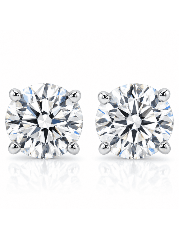 Pompeii 1/2 - 2 Ct TDW Diamond Screw Back Studs in 14k Gold Women's Earrings Lab Grown
