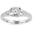 thumbnail image 1 of Pompeii 1/2CT Vintage Diamond Engagement Ring 14K White Gold (H/I,I1-I2), 1 of 4