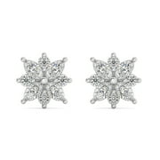 POMPEII3 Pompeii 1/2Ct Marquise Star Diamond Earrings 14k Gold Earrings Lab Grown (F/G,VS1-VS2)
