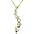 thumbnail image 1 of Pompeii 1/2ct Diamond Journey Pendant Necklace 14K Yellow Gold (G/H,I2-I3), 1 of 5