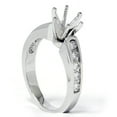 thumbnail image 1 of Pompeii 1/2ct Diamond Semi Mount Engagement Ring 14K White Gold (G/H,I1), 1 of 3