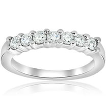 Pompeii 1/2ct Diamond Wedding Ring 14K White Gold (H/I,I1)