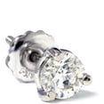 thumbnail image 1 of Pompeii 1/2ct Martini Diamond Stud 14K White Gold (H/I,SI2-SI3), 1 of 3