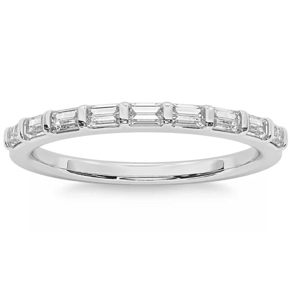 Pompeii 1/3Ct Baguette Cut Wedding Ring Anniversary Band 14k Gold Lab Grown (G/H,VS2-SI1)