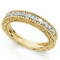Pompeii 1/3Ct Diamond Stackable Anniversary Wedding Ring 14k Gold or Platinum Lab Grown