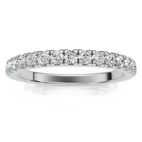 Pompeii 1/3Ct Stackable Women's Diamond Wedding Anniversary Ring 14k Gold or PT Band