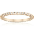 thumbnail image 1 of Pompeii 1/3ct Diamond Eternity Ring in 14k Rose Gold (H/I,I1-I2), 1 of 3