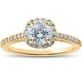 thumbnail image 1 of Pompeii 1/3ct Diamond Madison Cushion Halo Engagement Ring Setting (,), 1 of 3