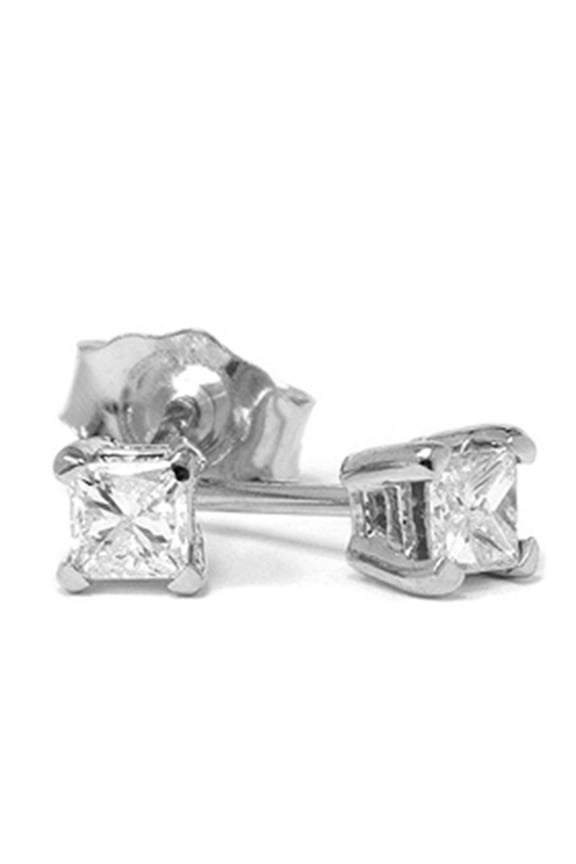 Pompeii 1/3ct Diamond Studs 14K White Gold (G/H,SI2-SI3)