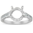 thumbnail image 1 of Pompeii 1/3ct Vintage 14K White Gold Diamond Engagement Ring Setting (G/H,I1), 1 of 4