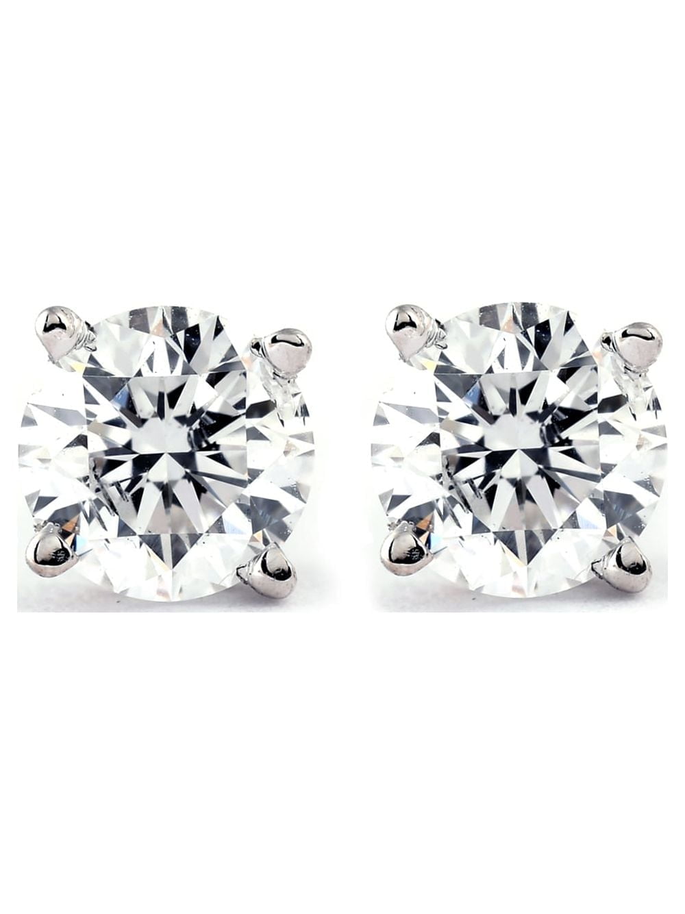 Pompeii3 1/4 Carat Genuine Diamond Stud Earrings i