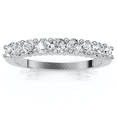 thumbnail image 1 of Pompeii 1/4CT Diamond Wedding Ring 10K White Gold (H/I,I2-I3), 1 of 5