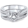 thumbnail image 1 of Pompeii 1/4ct Diamond Engagement Mount Set 14K White Gold (G/H,SI1-SI2), 1 of 3