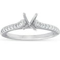 thumbnail image 1 of Pompeii 1/4ct Diamond Engagement Ring Setting 14K White Gold (G/H,I1), 1 of 4