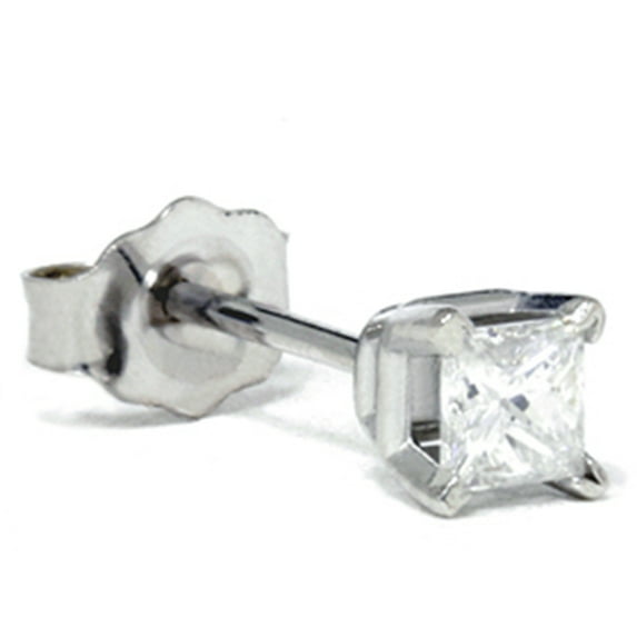 Pompeii 1/4ct Diamond Stud 14K White Gold (G,SI)