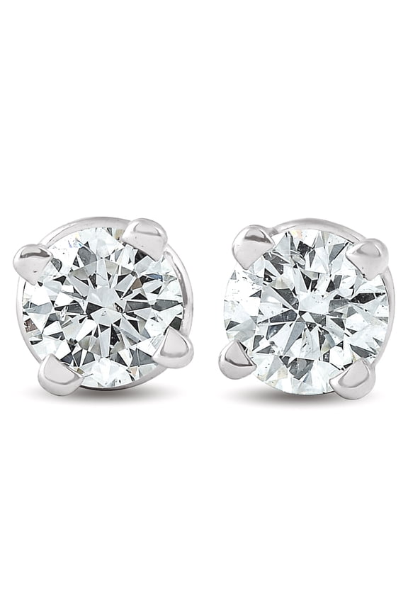 Pompeii 1/4ct Diamond Studs in 14K White Gold (J-K,I3)