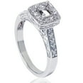 thumbnail image 1 of Pompeii 1/4ct Vintage Semi Mount Engagement Ring 14K White Gold (G/H,VS2-SI1), 1 of 3
