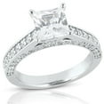 thumbnail image 1 of Pompeii 1 5/8ct Heirloom Pave Diamond Ring 14K White Gold (H/I,SI2), 1 of 3