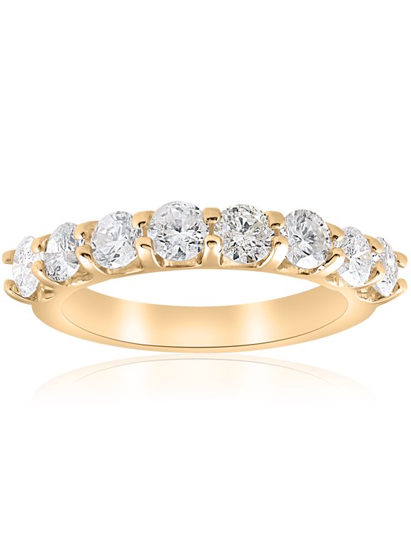 Pompeii 1 5/8ct U Prong Diamond Wedding Ring 14k Yellow Gold (H/I,I1-I2)