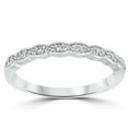 thumbnail image 1 of Pompeii 1/5 cttw Diamond Stackable Womens Wedding Ring 14k White Gold (I/J,I2-I3), 1 of 3