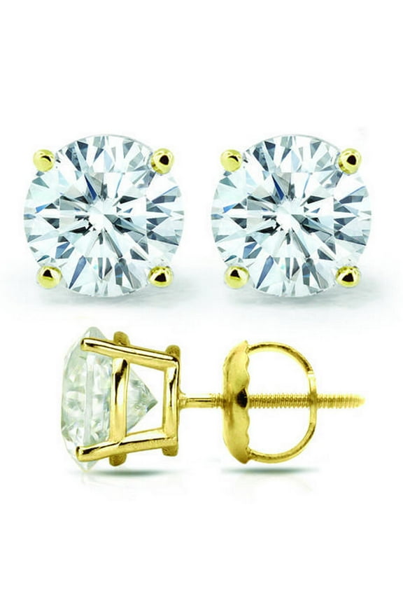 Pompeii 1 cttw Natural Diamond Studs IGI Certified (I/J I1/I2) (I-J,I1-I2)
