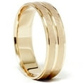 thumbnail image 1 of Pompeii 14K Yellow Gold Hammered Comfort Fit Wedding Band Ring (,), 1 of 3