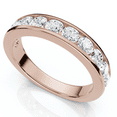 thumbnail image 1 of Pompeii 1Ct Channel Set Diamond Wedding Ring 14k Gold or Platinum Lab Grown (E/F,VS1-VS2), 1 of 4