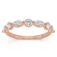 thumbnail image 1 of Pompeii 1Ct Marquise & Round Diamond Wedding Ring in White, Yellow, or Rose Gold, 1 of 5
