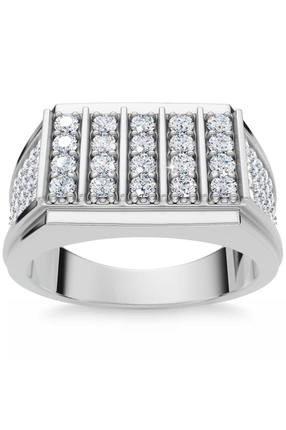 Pompeii 1Ct Men's Diamond Ring 14k Gold Lab Grown (F/G,VS2-SI1)