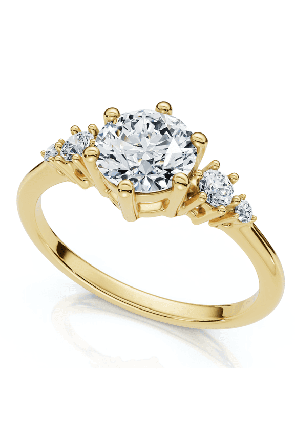 Pompeii EF/VS 1Ct Diamond Engagement Ring 14k Gold or Platinum Lab Grown (F/G,VS1-VS2)