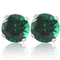 thumbnail image 1 of Pompeii 1Ct TW Emerald Studs in 14k White or Yellow Gold (,), 1 of 4