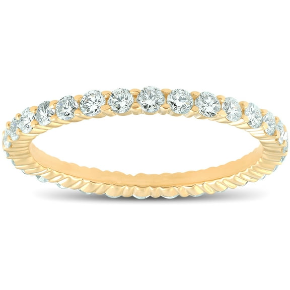 Pompeii 1ct Diamond Eternity Ring 14K Yellow Gold (G/H,I2)