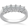 thumbnail image 1 of Pompeii 1ct Princess Cut Natural Diamond Wedding Anniversary Ring (G/H,I1), 1 of 3