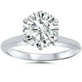 thumbnail image 1 of Pompeii 1ct Solitaire Moissanite Engagement Ring Round Brilliant 14k White Gold (G/H,VVS1), 1 of 2