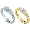 thumbnail image 1 of Pompeii 2.00CT 3-Stone Diamond Ring Available in 14K White and Yellow Gold (H/I,I2-I3), 1 of 3
