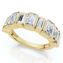 Pompeii 2.00Ct Emerald Cut Wedding Ring Anniversary Band 14k Gold Lab Grown (G/H,VS2-SI1)