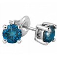 thumbnail image 1 of Pompeii 2 1/10ct Blue Diamond Studs 14K White Gold (Blue,VS(1)-VS(2)), 1 of 3