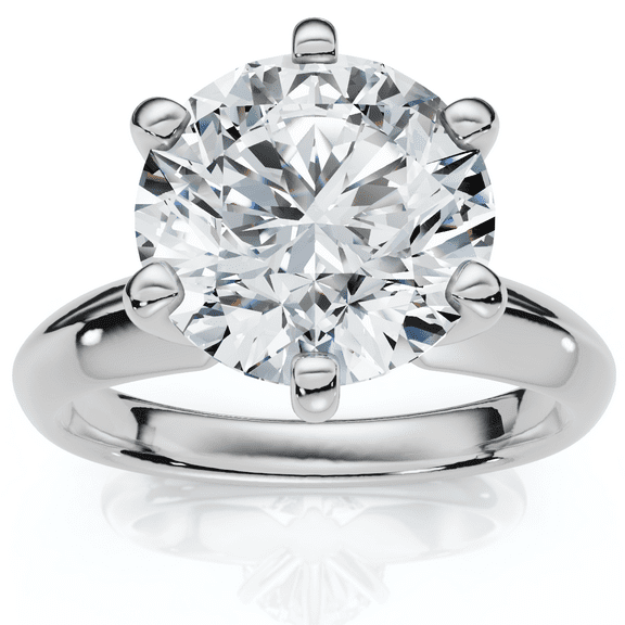 Pompeii 2 1/2 Carat Certified Diamond Solitaire Engagement Ring 14k Gold Lab Grown