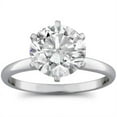 thumbnail image 1 of Pompeii 2 1/2ct Round Diamond Solitaire Engagement Ring 14K White Gold (H/I,I2), 1 of 4