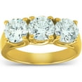 thumbnail image 1 of Pompeii 2 1/2ct Three Stone Diamond Engagement Ring 14K Yellow Gold (G/H,SI), 1 of 3