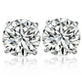 thumbnail image 1 of Pompeii 2.32Ct TW Certified Diamond Studs 14k White Gold Lab Grown (F-G,SI2-I1), 1 of 5